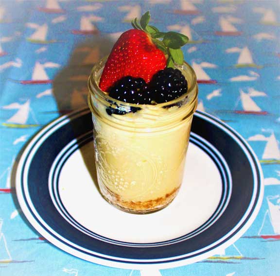 Mason Jar Cheesecakes