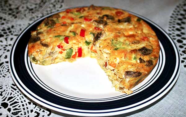 Ham and Cheese Fritatta